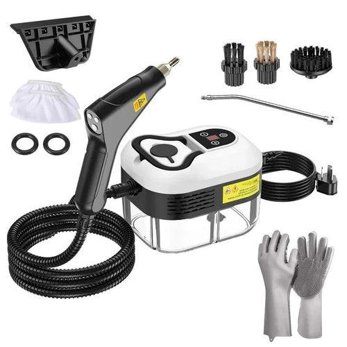 2500W High Pressure Steam Cleaner with Protective Gloves for Deep Cleaning
