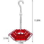 Ant-Proof Hummingbird Feeder with Hanging Perch for Outdoor Use