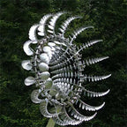 Anti-Rust Kinetic Metal Wind Spinner - Decorative Garden Windmill