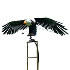 Bird Garden Art Metal Patio Decoration for Outdoor Spaces