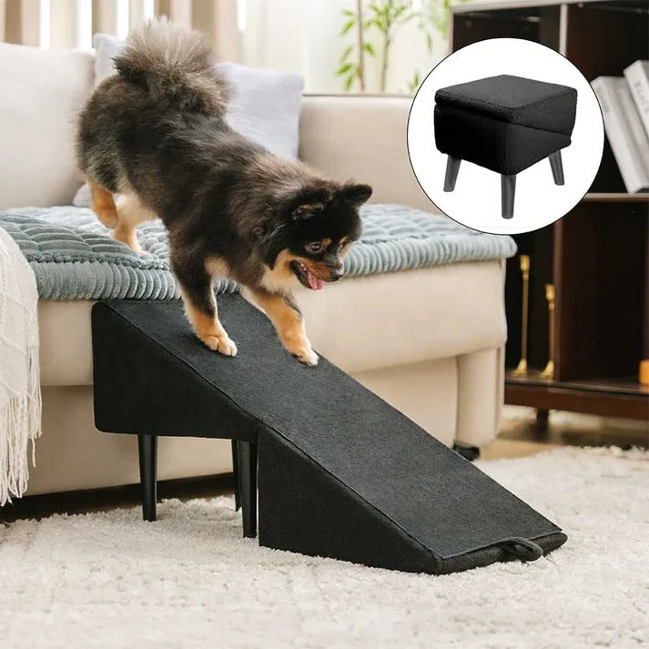 Convertible Dog Ramp and Step Stool - Durable Design for Easy Pet Access