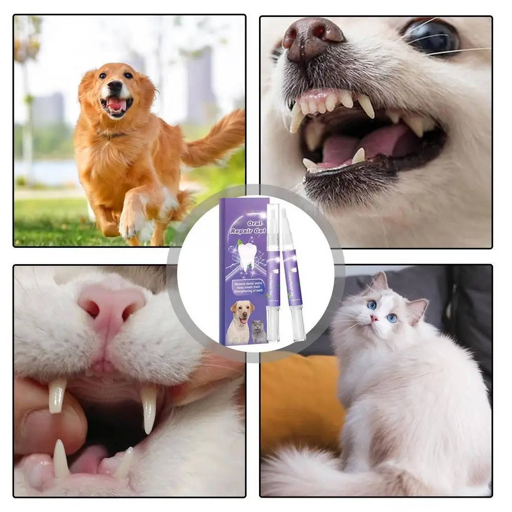 Dog Oral Repair Gel - 3 Pack - Dental Care for Dogs - Soothing Formula