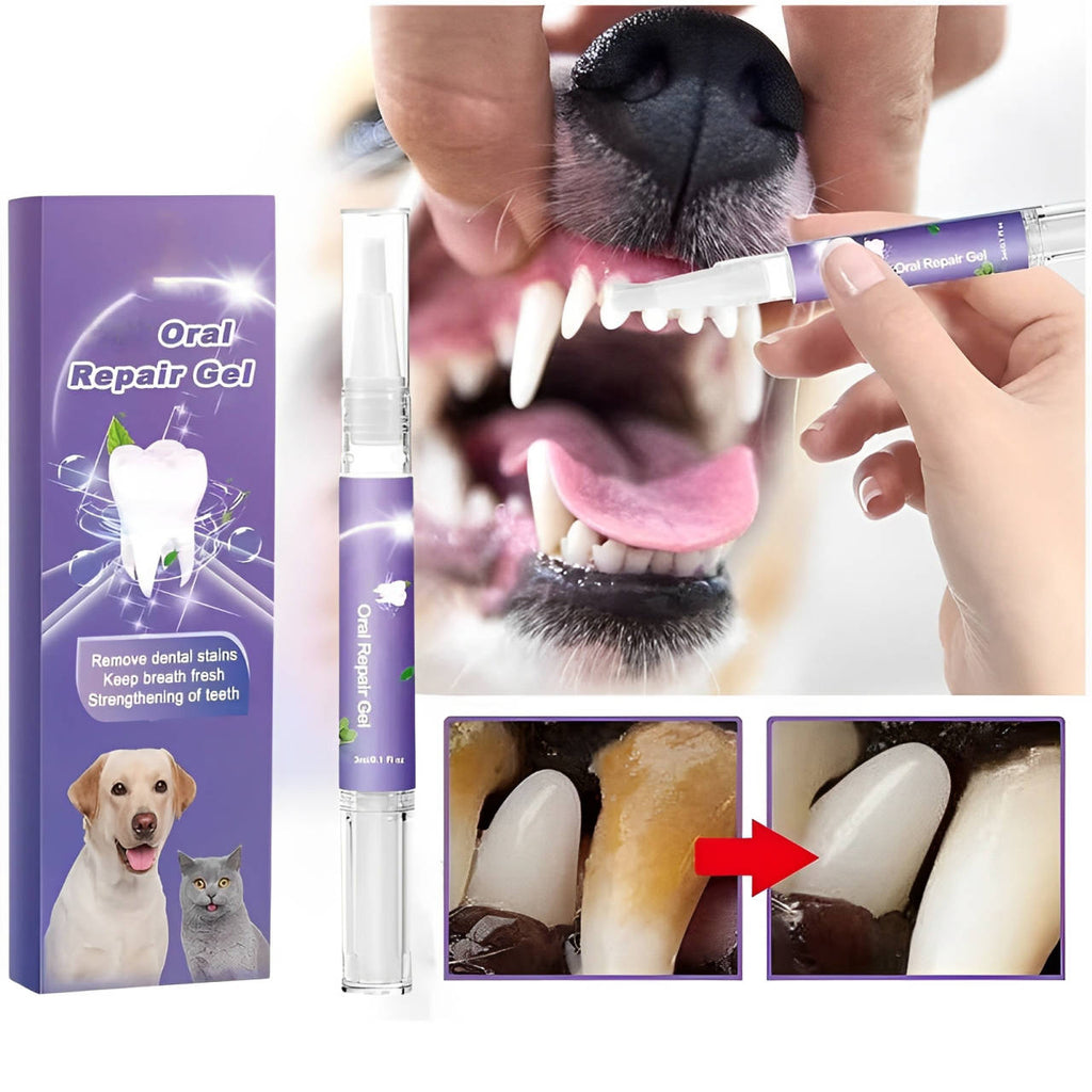 Dog Oral Repair Gel - 3 Pack - Dental Care for Dogs - Soothing Formula