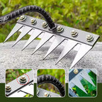 Durable Lawn Rake with Versatile Handle for Efficient Yard Cleanup