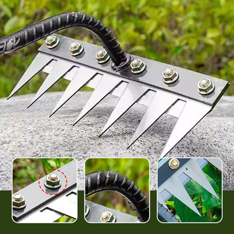 Durable Lawn Rake with Versatile Handle for Efficient Yard Cleanup