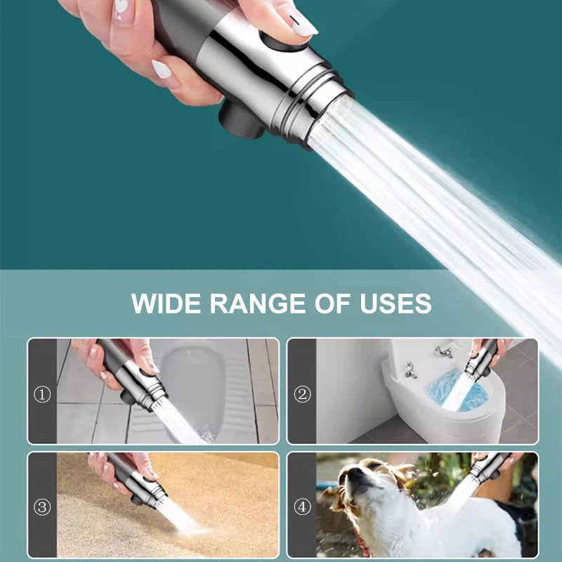 High Pressure Showerhead with Adjustable Spray Settings for Home Use