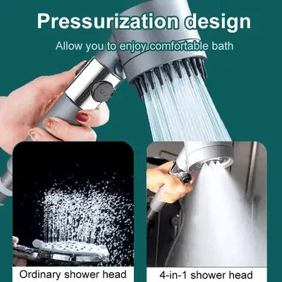 High Pressure Showerhead with Adjustable Spray Settings for Home Use