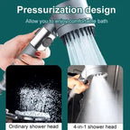 High Pressure Showerhead with Adjustable Spray Settings for Home Use