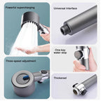 High Pressure Showerhead with Adjustable Spray Settings for Home Use