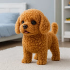Interactive Plush Puppy Toy - Realistic Design for Play and Cuddling