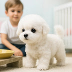 Interactive Plush Puppy Toy - Realistic Design for Play and Cuddling