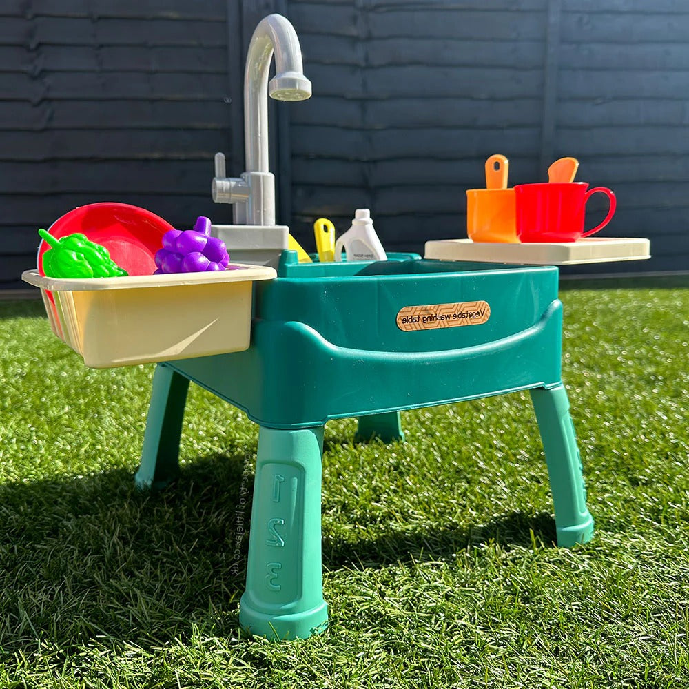 Kids Indoor Outdoor Standing Sink with Durable Design for Playtime Activities