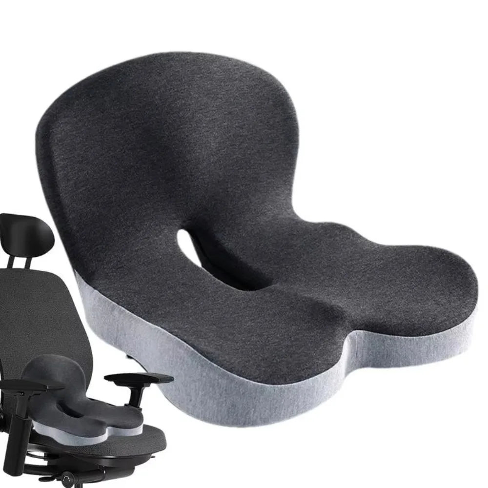 Memory Foam Lumbar Support Pillow for Office Chair and Car Seat