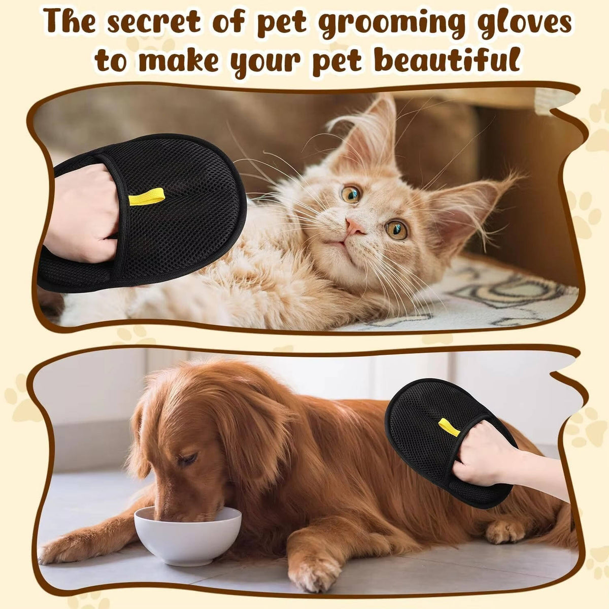 Pet Hair Remover Tool Set - Reusable Lint Brush for Home Cleaning - 2 Pack