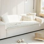 Plush Sofa Slipcover for Couch Protection - Soft Fabric, Modern Design