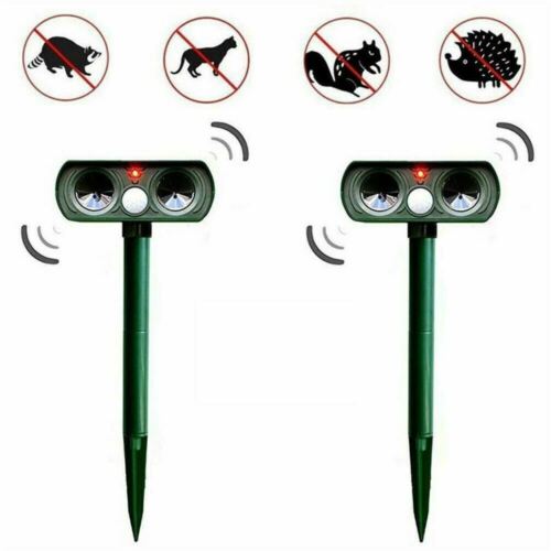 Solar-Powered Infrared Animal Pest Repeller - Eco-Friendly Outdoor Device