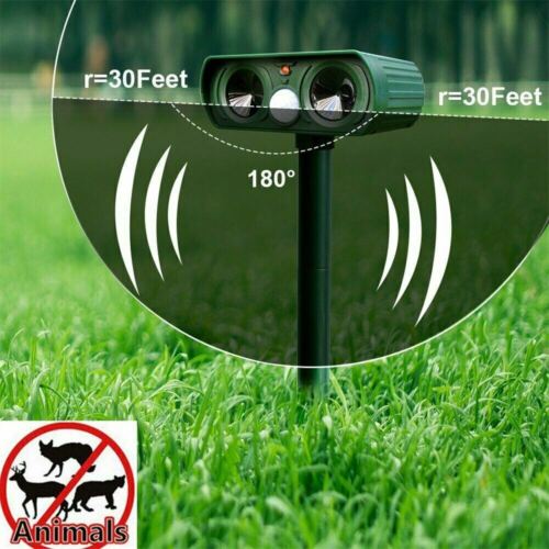 Solar-Powered Infrared Animal Pest Repeller - Eco-Friendly Outdoor Device