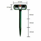 Solar-Powered Infrared Animal Pest Repeller - Eco-Friendly Outdoor Device