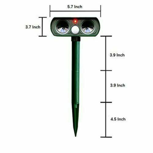 Solar-Powered Infrared Animal Pest Repeller - Eco-Friendly Outdoor Device