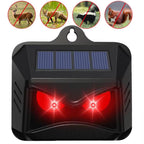 Solar Ultrasonic Animal Repellent - 2-Pack, Eco-Friendly Outdoor Deterrent