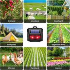 Solar Ultrasonic Animal Repellent - 2-Pack, Eco-Friendly Outdoor Deterrent