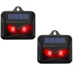 Solar Ultrasonic Animal Repellent - 2-Pack, Eco-Friendly Outdoor Deterrent