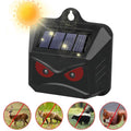 Solar Ultrasonic Animal Repellent - 2-Pack, Eco-Friendly Outdoor Deterrent