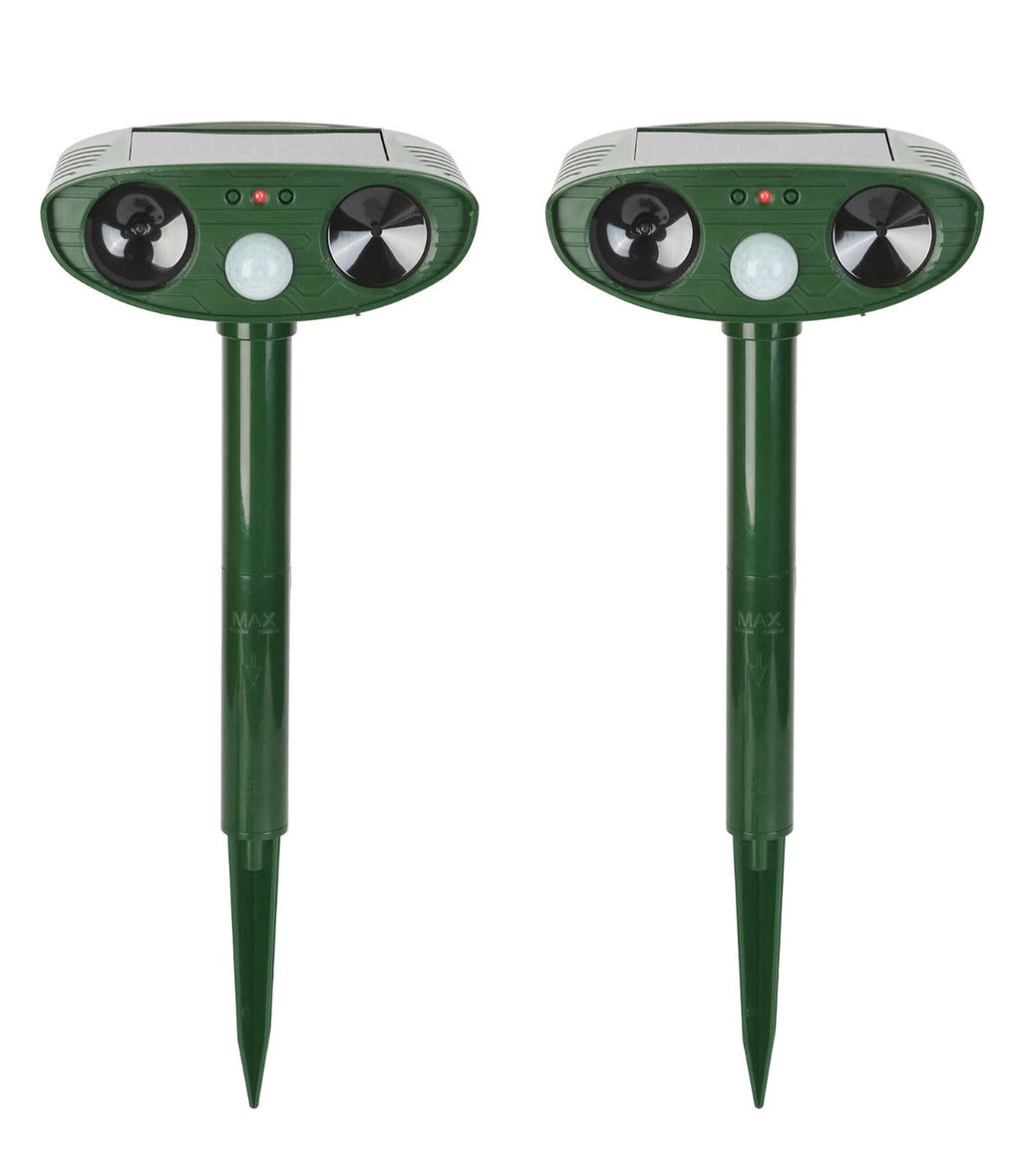 Solar Ultrasonic Chipmunk Repeller - Effective Outdoor Pest Control Device