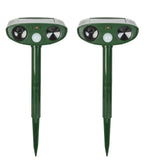 Solar Ultrasonic Chipmunk Repeller - Effective Outdoor Pest Control Device
