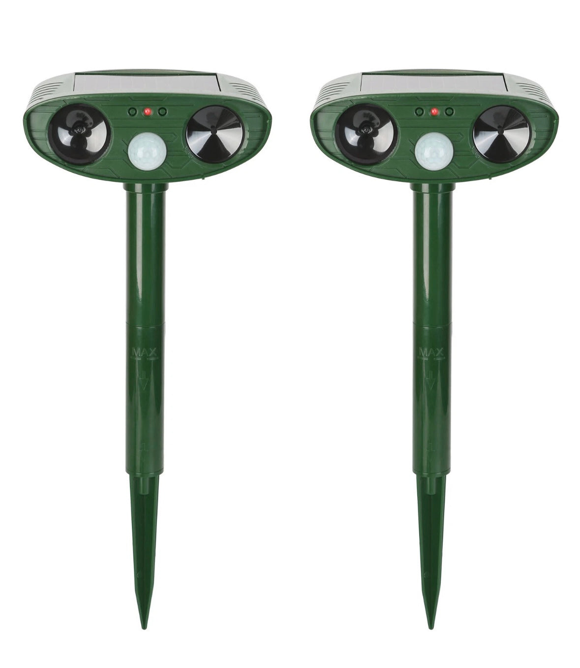 Solar Ultrasonic Chipmunk Repeller - Effective Outdoor Pest Control Device