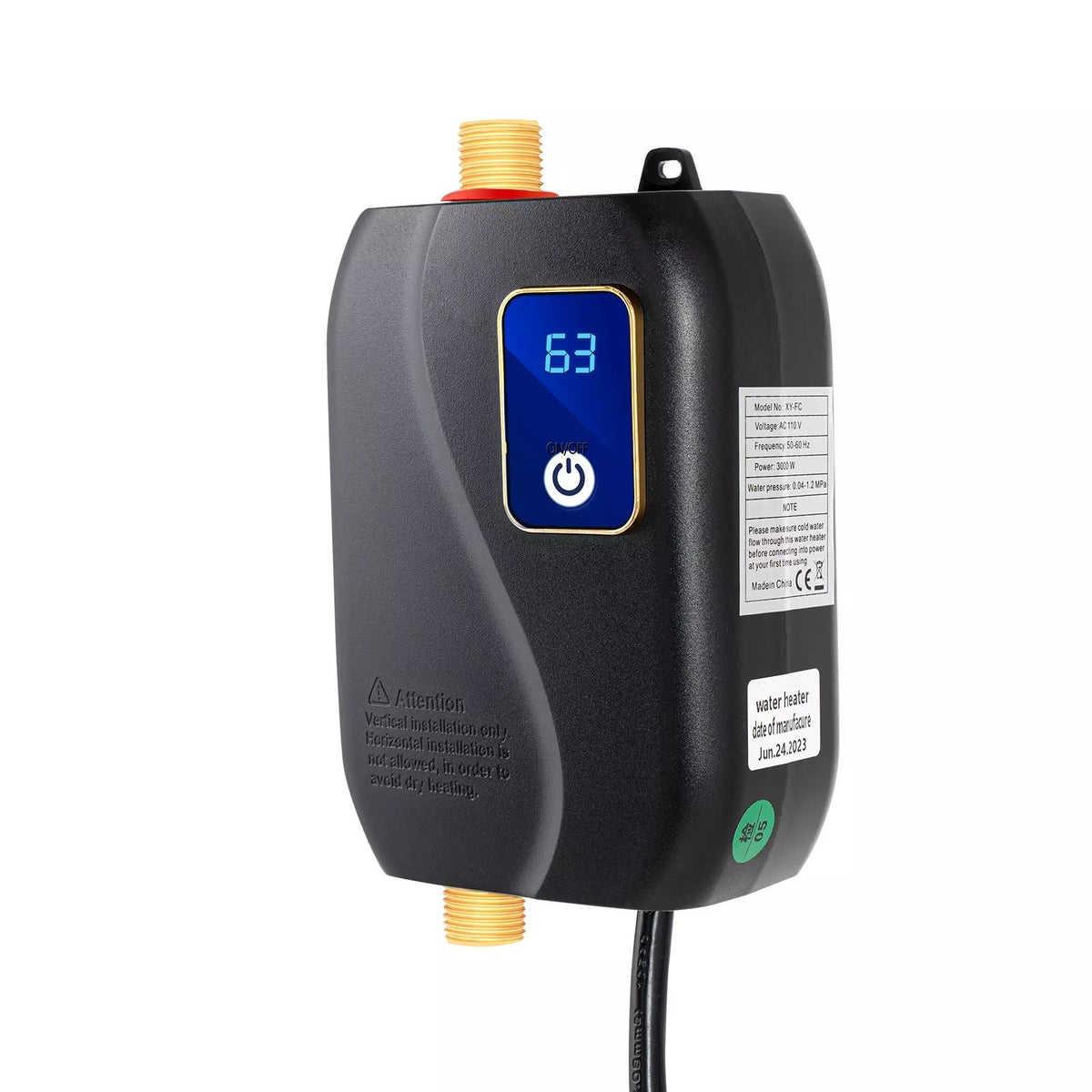 Tankless Instant Water Heater - Energy-Efficient Design for Home Use