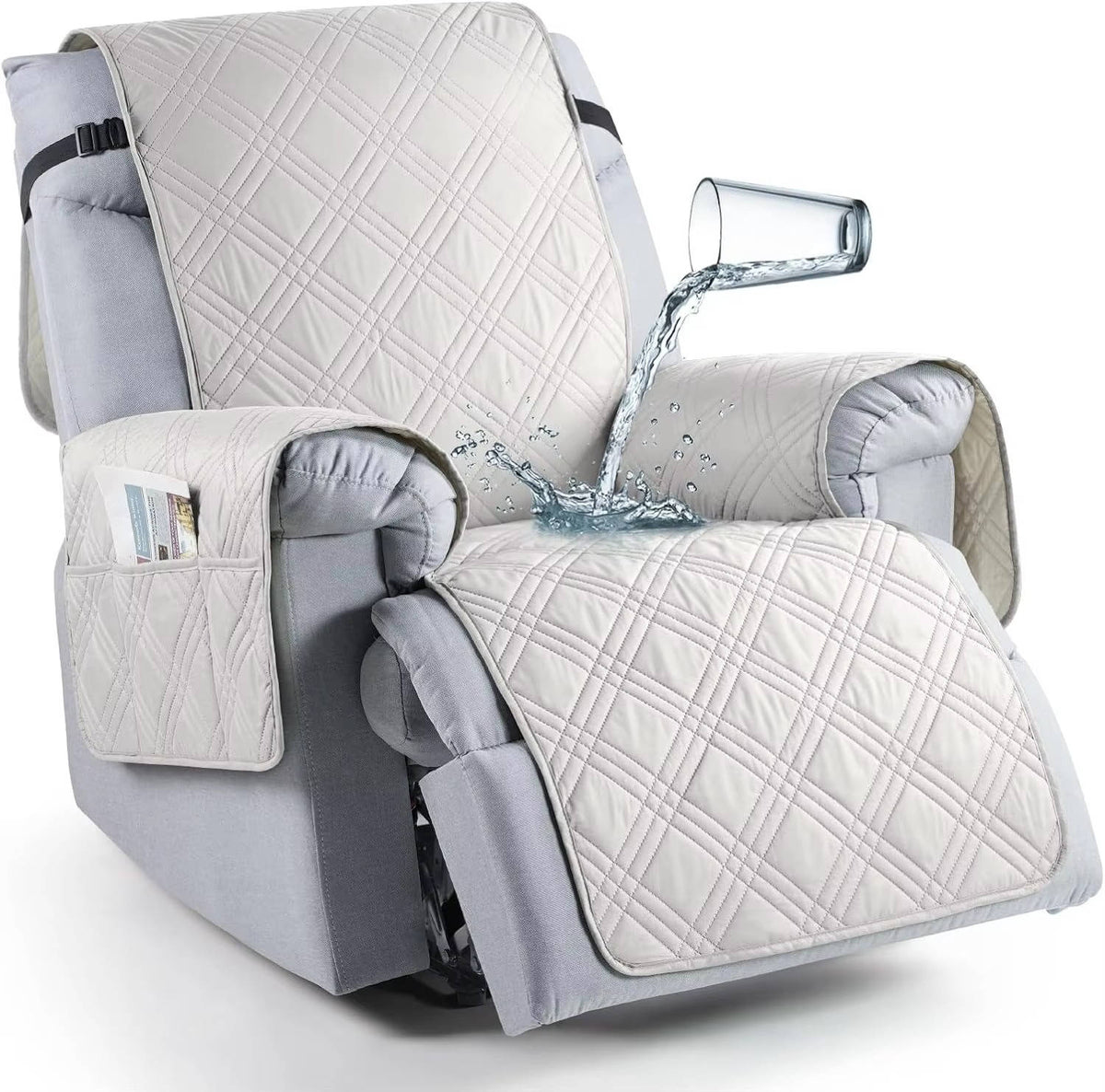 Waterproof Recliner Chair Cover - Durable Fabric - Indoor/Outdoor Protection