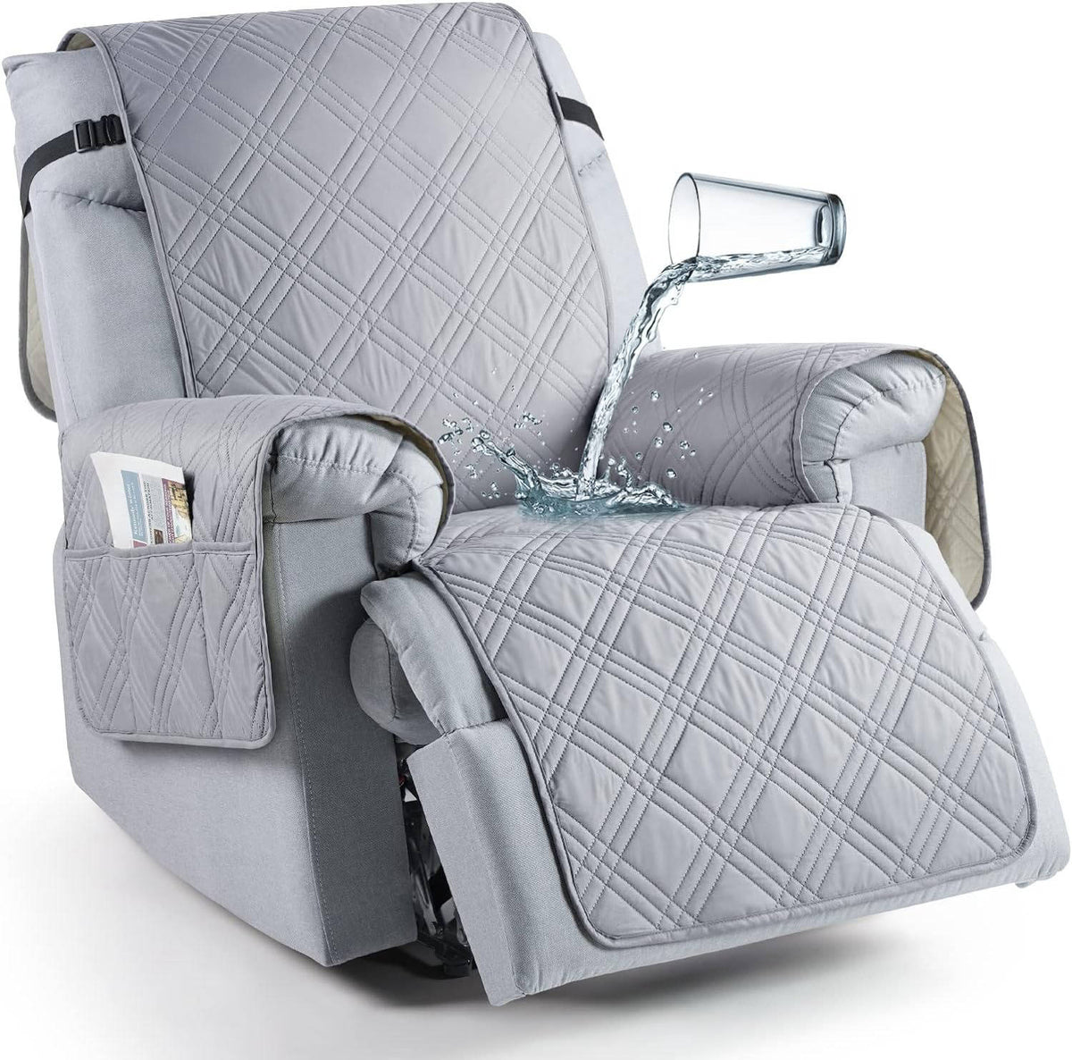 Waterproof Recliner Chair Cover - Durable Fabric - Indoor/Outdoor Protection