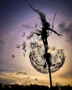Whimsical Garden Decoration - Dancing Spirits - Outdoor Fairy Decor