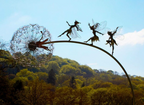 Whimsical Garden Decoration - Dancing Spirits - Outdoor Fairy Decor