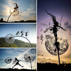 Whimsical Garden Decoration - Dancing Spirits - Outdoor Fairy Decor
